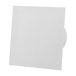 Вентилятор ванна dRim 100 TS, тихий, матово-білий, таймер, 93 м³/год + клапан