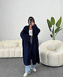 Кардиган жіночий довгий двостороння ангора 42-46, фото 10