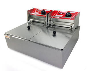 GoodFood Фритюрниця подвійна електрична професійна EF66, фото 2