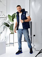 Чоловіча жилетка трендова плащівка і утеплювач синтепон 200, фото 7