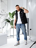 Чоловіча жилетка трендова плащівка і утеплювач синтепон 200, фото 8