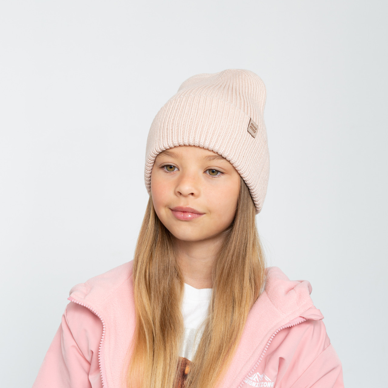 Шапка Mango (безшовна) 907 св.пудра