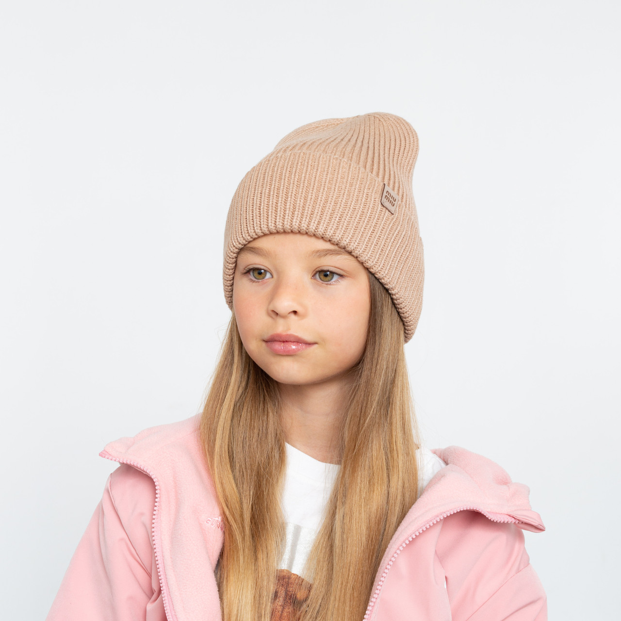 Шапка Mango (безшовна) 1004 беж