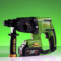 Акумуляторний перфоратор Procraft Перфоратор професійний будівельний Легкий і потужний перфоратор Перфоратори з патроном без АКБ