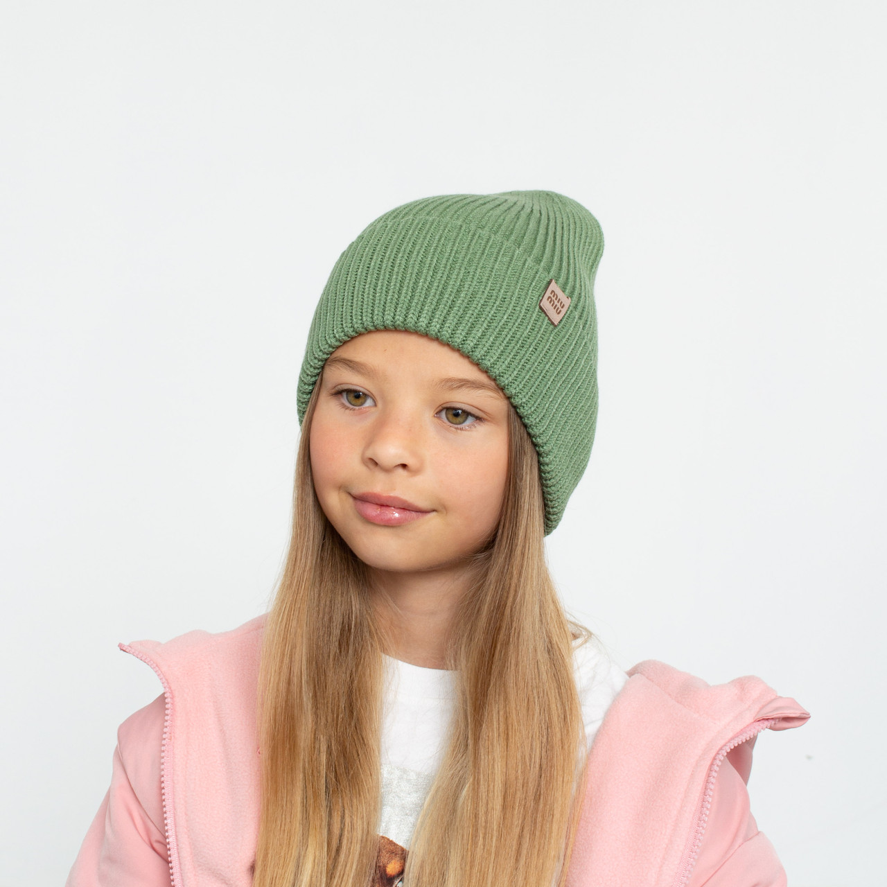 Шапка Mango (безшовна) 915 оливка