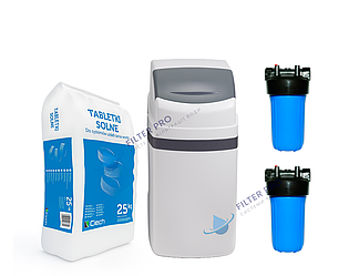 Комплект фільтрів для квартири з 1 санвузлом. Пом'якшення, видалення іржі та хлору