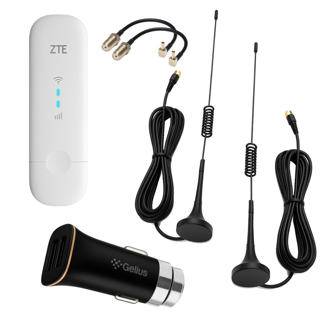4G Wi-Fi автокомплект ZTE MF79U + 2 автоантени по 7 Дб та зарядний пристрій