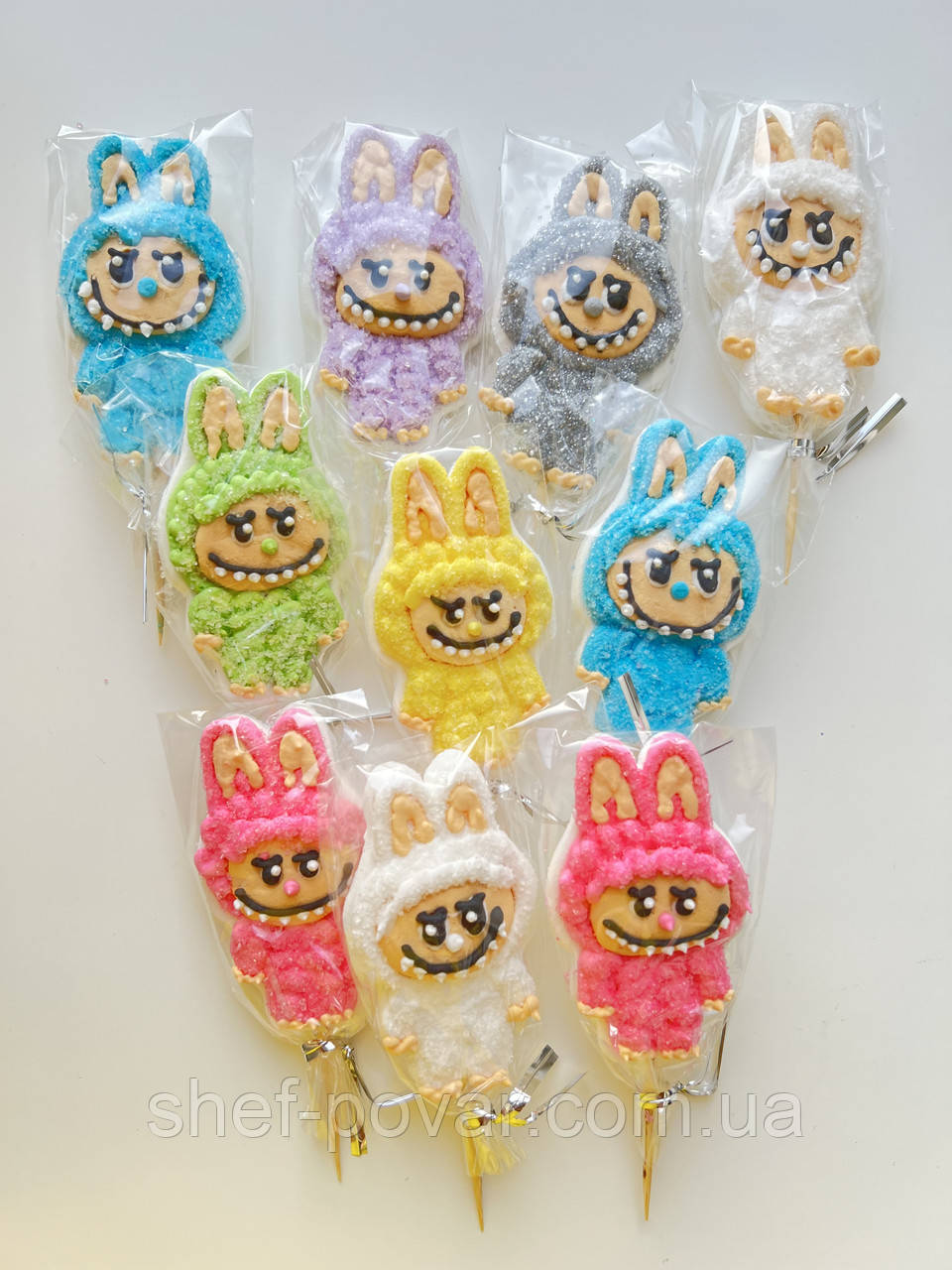 «Лабубу топ » набiр iз цукрової мастики для кондитерських виробів, фото 1
