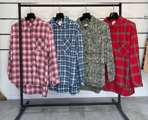 Сорочка в карту фланель без капюшона норма 42.44.46.48 Україна колір у коментарії