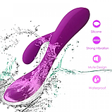 Вібратор подвійної стимуляції точки G, кліторально вагінальний стимулятор для жінок, Інтимні іграшки, фото 6