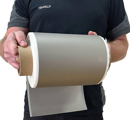 Плівка для екранування магнітного поля ламінована (ширина 21 см, 1 метр) YSHIELD М2L, фото 2