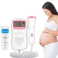 Фетальный доплер монитор сердечного ритма плода ультразвуковой для домашнего использования белый с возможностью записи данных