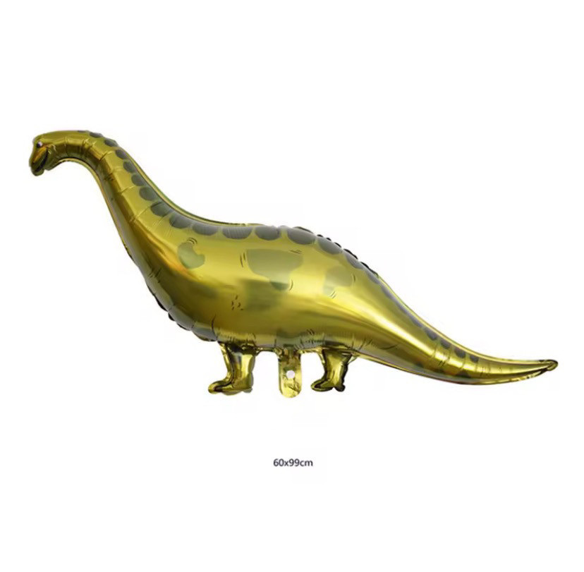 Фольгована кулька фігура Динозавр 60х99 см, фото 1