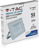 Світлодіодний прожектор V-TAC 50 Вт 4000 К Білий VT-50, 410 [клас енергоспоживання A], фото 5