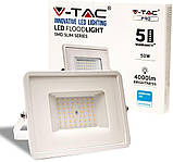 Світлодіодний прожектор V-TAC 50 Вт 4000 К Білий VT-50, 410 [клас енергоспоживання A], фото 8