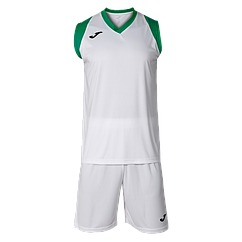 Баскетбольна форма Joma FINAL II біло-зелена 102849.204 (3XS)