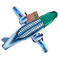 М`яка іграшка Bombardiro Crocodilo Бомбардиро Крокодило Україна плюш 48*43*11см (00515-94), фото 5