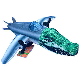 М`яка іграшка Bombardiro Crocodilo Бомбардиро Крокодило Україна плюш 48*43*11см (00515-94)