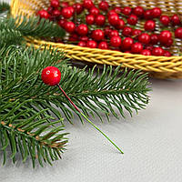 Калина лакова Ø12 мм, для декору - червоний