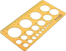 Лінійка Шаблон для креслення Кола