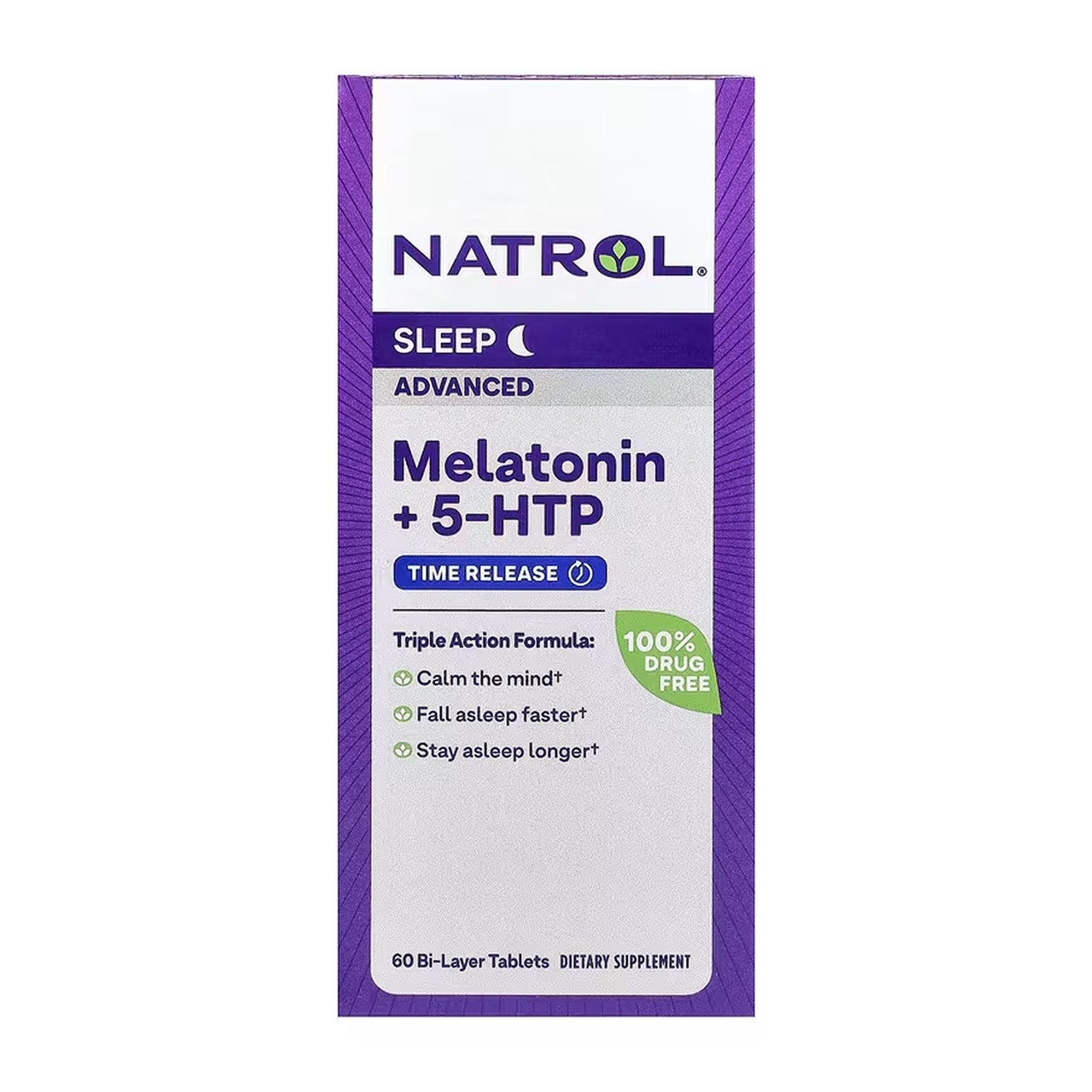 Advanced Sleep Melatonin - 60 tabs, фото 1