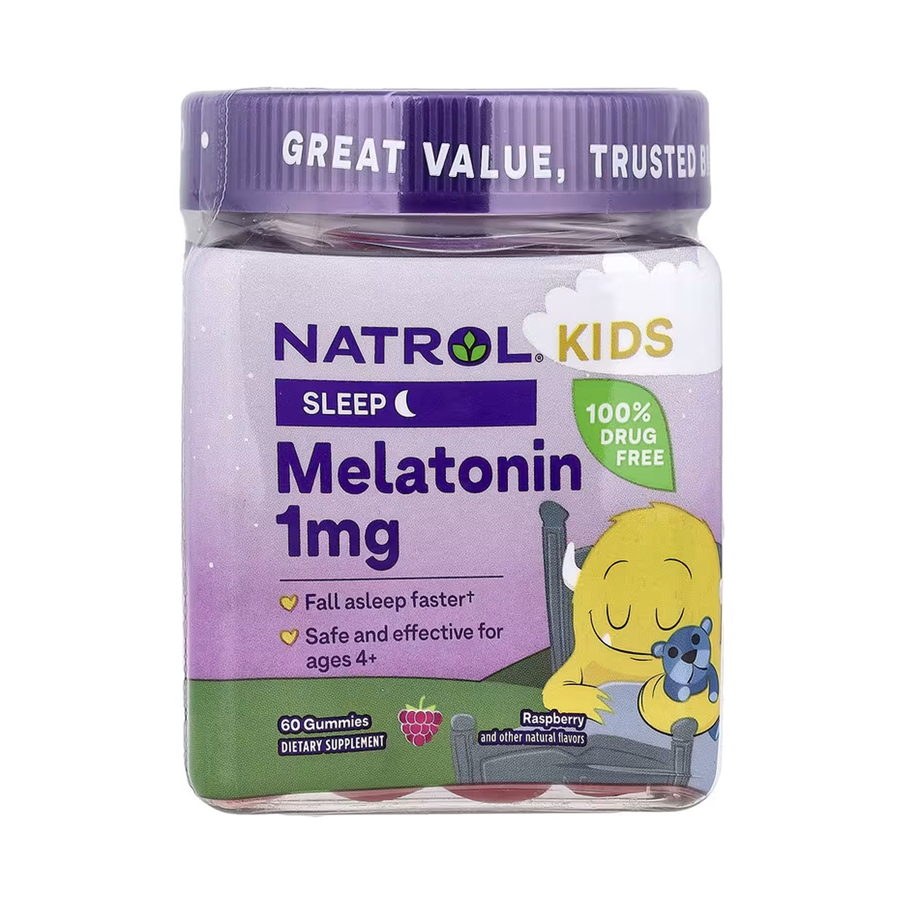 Kids Melatonin 1mg - 60 gummies