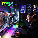 Розумні світлодіодні LED панелі Під монітором Light Bar, RGB Screenbar Light Настільна лампа Комп'ютер, затемнений світлодіод, фото 6