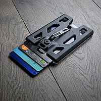 Тримач для значка GOVO T4/гаманець - версія з полікарбонату, чорний (початковий продавець)