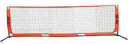 Сітка для футболтеніса SELECT Foot Tennis Net (217) помаранчево/чорна, 300x87cm