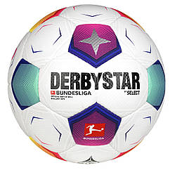 М’яч футбольний SELECT DERBYSTAR Bundesliga Brillant APS v23 (634) біло/синьо/фіолетовий, 5 (розмір 5)