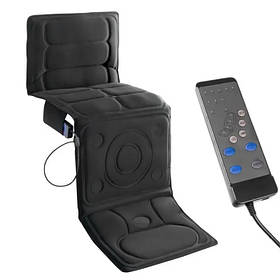 Масажний матрац RIAS Body Massage Mat з підігрівом та пультом ДУ 155x53см 220V Black (3_07101)