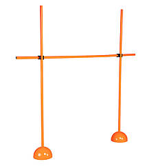 Бар'єр біговий багатофункціональний з регульованою висотою Europaw 1.5 м помаранчевий