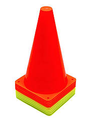 Конус тренувальний h23см (комплект 2 кольори 10 шт)