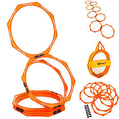 Кільця багатофункціональні тренувальні (комплект 8 шт) + сумка