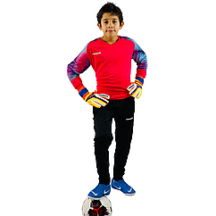 Комплект воротарської форми Europaw 20 дитячий (kid) кораловий (2XS)