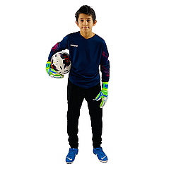 Комплект воротарської форми Europaw 20 дитячий (kid) темно-синій (2XS)