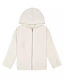 Дитячий костюм на флісі Calvin Klein жіноча толстовка і штани 1159841994 (Молочний M), фото 2