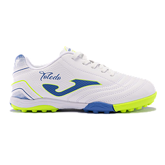 Сороконіжки (шиповки) дитячі Joma TOLEDO JR біло-синьо-жовті TOJW2402TF (38)