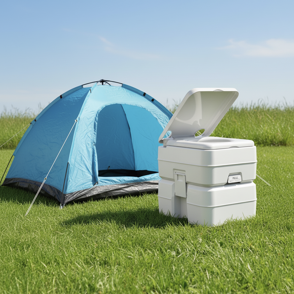 Туристичний туалет Seaflo SFPT-20-1 20 літрів, фото 1