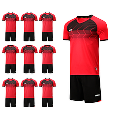 Футбольний набір на команду Europaw 029 червоний (10 комплектів)