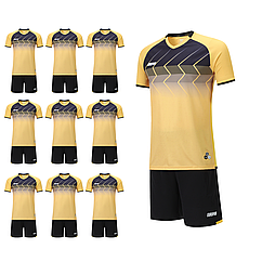 Футбольний набір на команду Europaw 029 жовтий (10 комплектів)