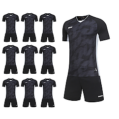 Футбольний набір на команду Europaw 027 чорний-білий (10 комплектів)