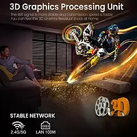 Смарт ТВ приставка LEMFO M98-Y10 2/16 Гб Smart TV Stick Android 13 (ATV) з голосовим пультом MarketShop