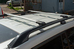 Поперечний багажник на звичайні рейлінги (з ключем) Сірі для Honda CRV 2012-2016 рр