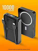 Магнитный Magsafe повербанк 10000 mah | Беспроводной повербанк для зарядки айфона | Wireless банка для андроид