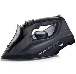 Парова електрична праска з керамічною підошвою на 2200 Вт RAF-1116B Праска з відпарювання Доставка по Україні