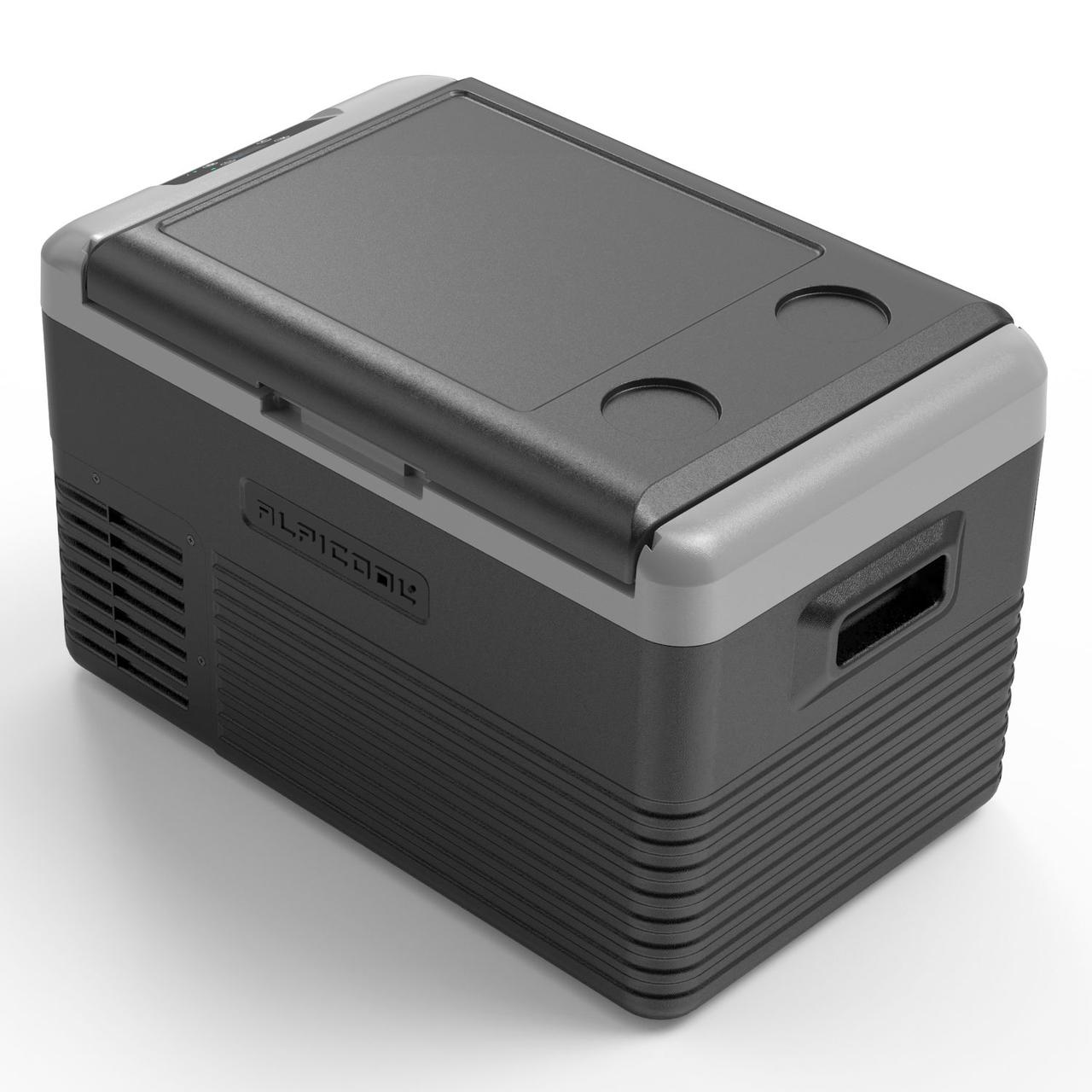 Компресорний автохолодильник Alpicool CL30G (29 літрів). До -20℃, (12, 24, 220 вольт). USB-вихід, ЖК-дисплей, фото 1