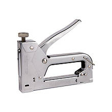 Степлер будівельний під скобу 11.3*0.7*4-14 мм, хром, STORM INTERTOOL RT-0107