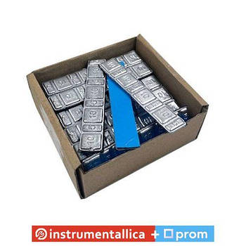 Груз самоклейний низький 4 х 10 г + 4 х 5 г свинець блакитна стрічка Україна