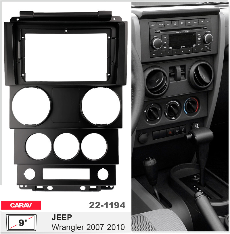 Перехідна рамка Carav Jeep Wrangler (22-1194), фото 1